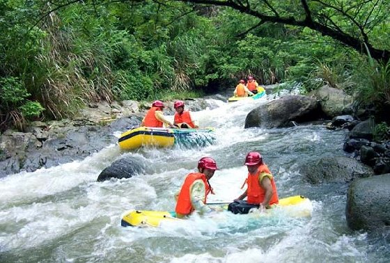 九江桃花溪漂流天气